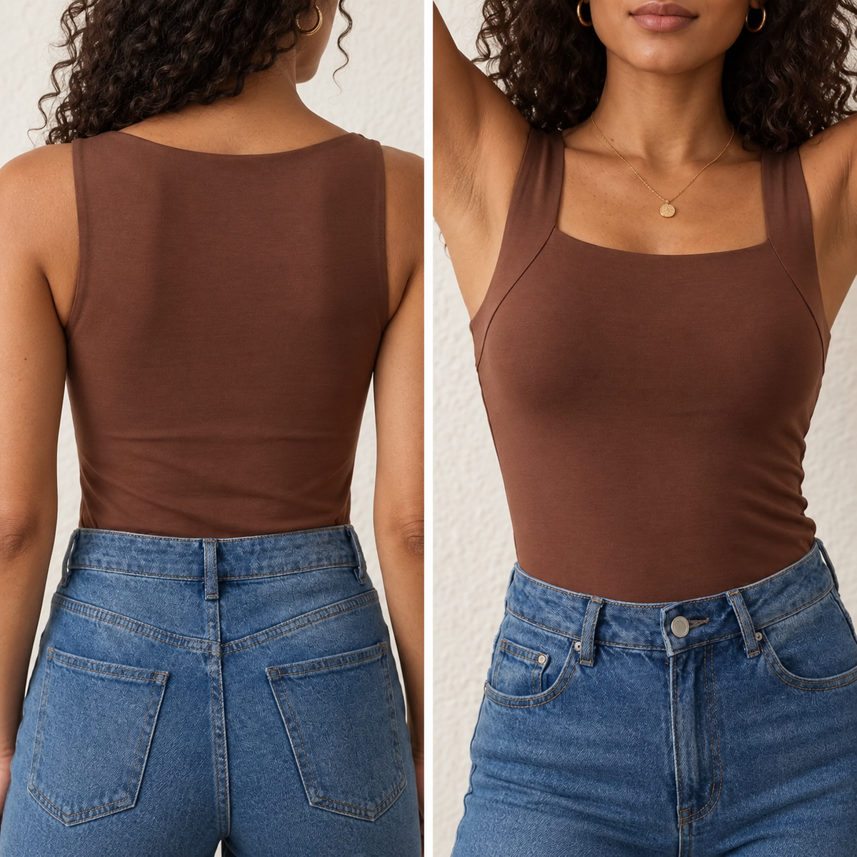 Maggie's Tanks Built-In Bra Comfort Shaper Tank