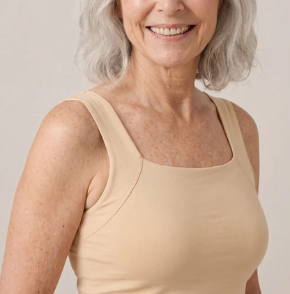 Maggie's Tanks Built-In Bra Comfort Shaper Tank
